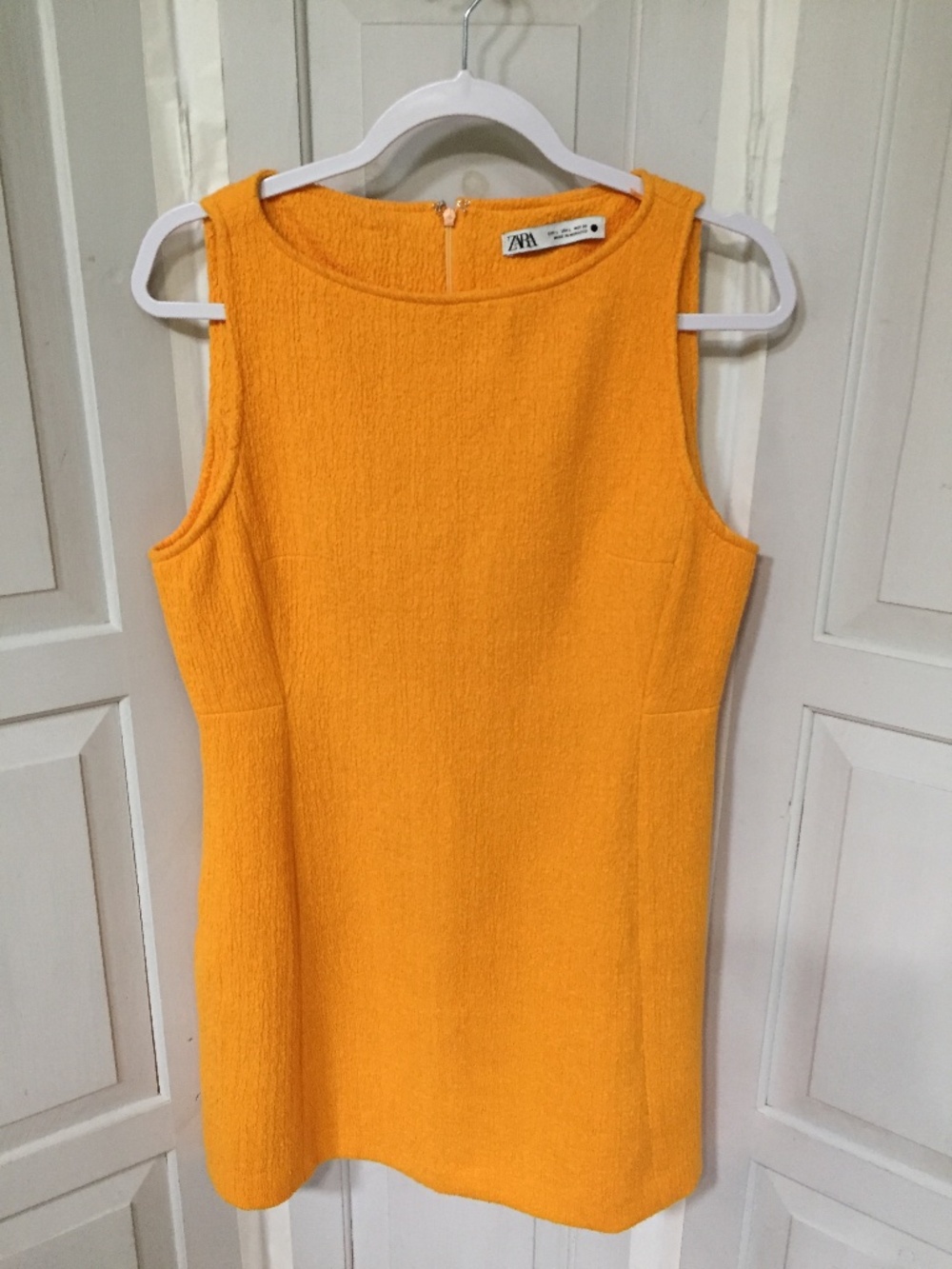 Zara Bright Orange Mini Dress